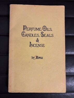 🌟 4 for $20 Perfume Oils, Candles, Seals & Incense by Alma - Softcover